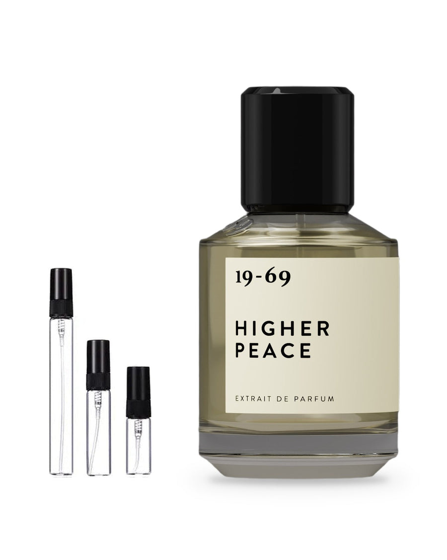 19-69 Higher Peace sample – decant in a glass spray vial (2, 5 or 10 ml)