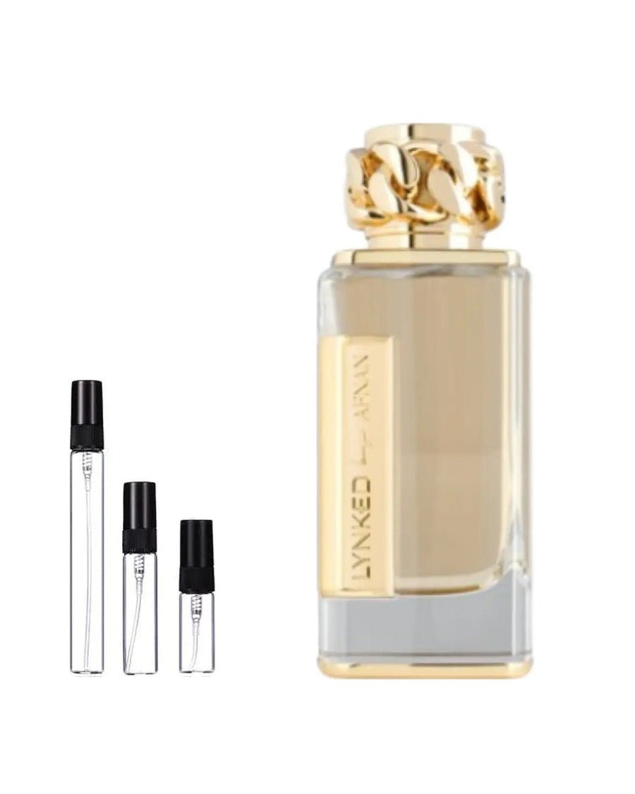 Afnan Lynked Forever sample – decant in a glass spray vial (2, 5 or 10 ml)