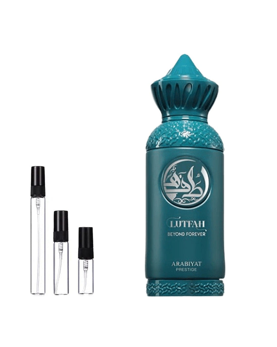 Arabiyat Prestige Lutfah Beyond Forever sample – decant in a glass spray vial (2, 5 or 10 ml)