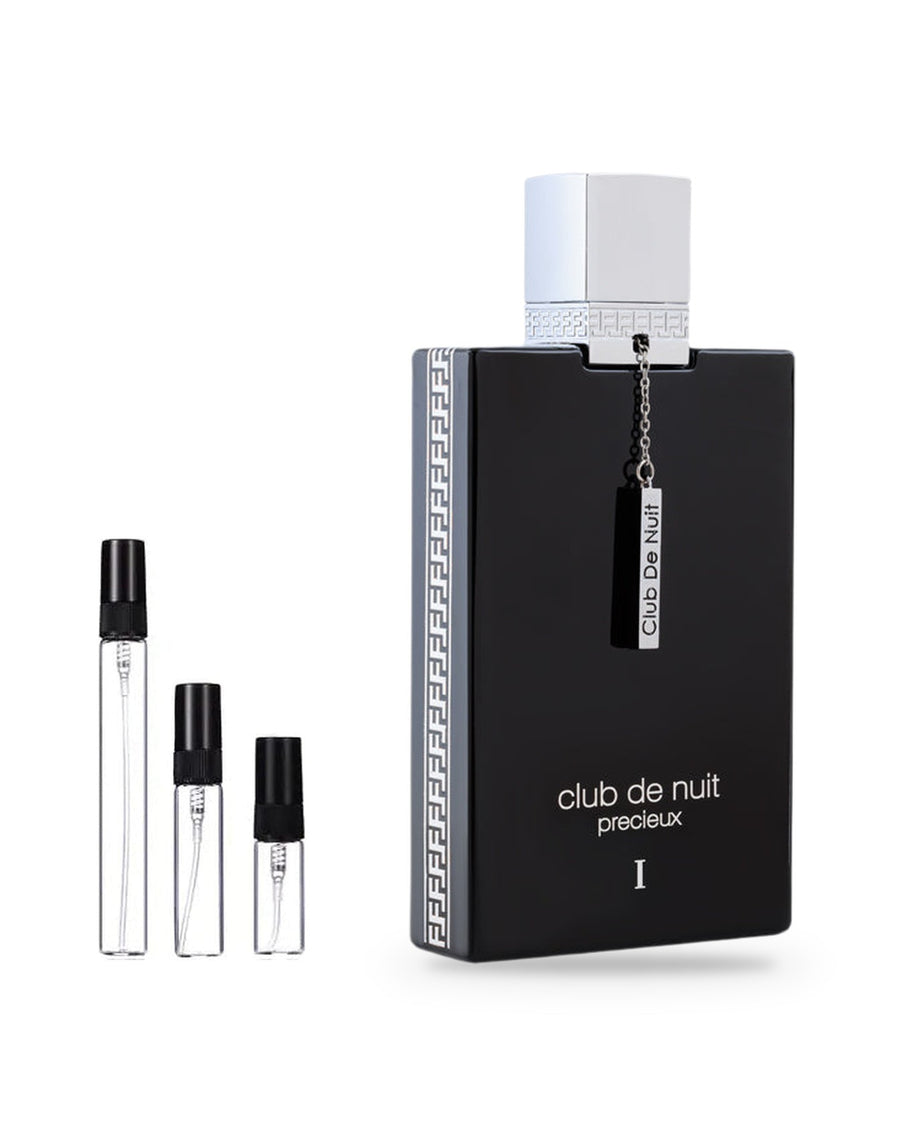 Armaf Club de Nuit Precieux 1 sample – decant in a glass spray vial (2, 5 or 10 ml)