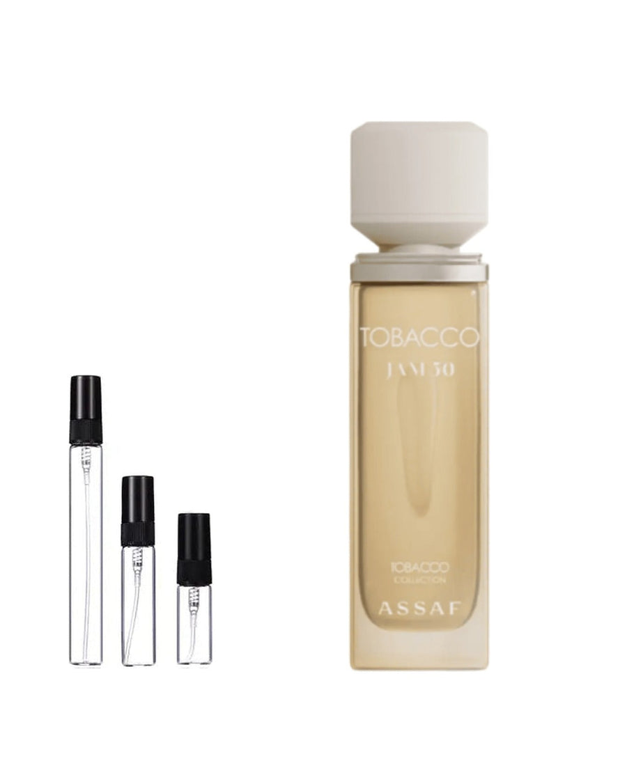 Assaf Tobacco Jam 50 sample – decant in a glass spray vial (2, 5 or 10 ml)
