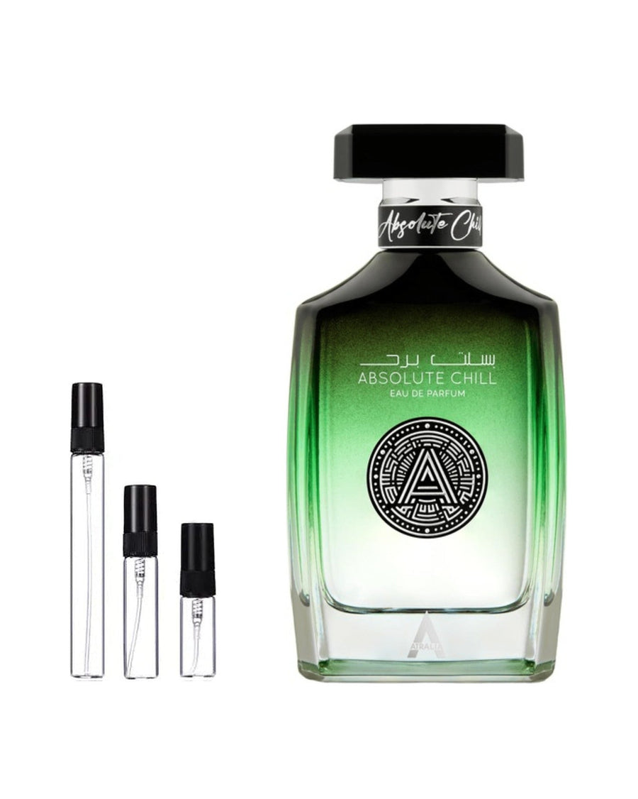 Atralia Absolute Chill sample – decant in a glass spray vial (2, 5 or 10 ml)