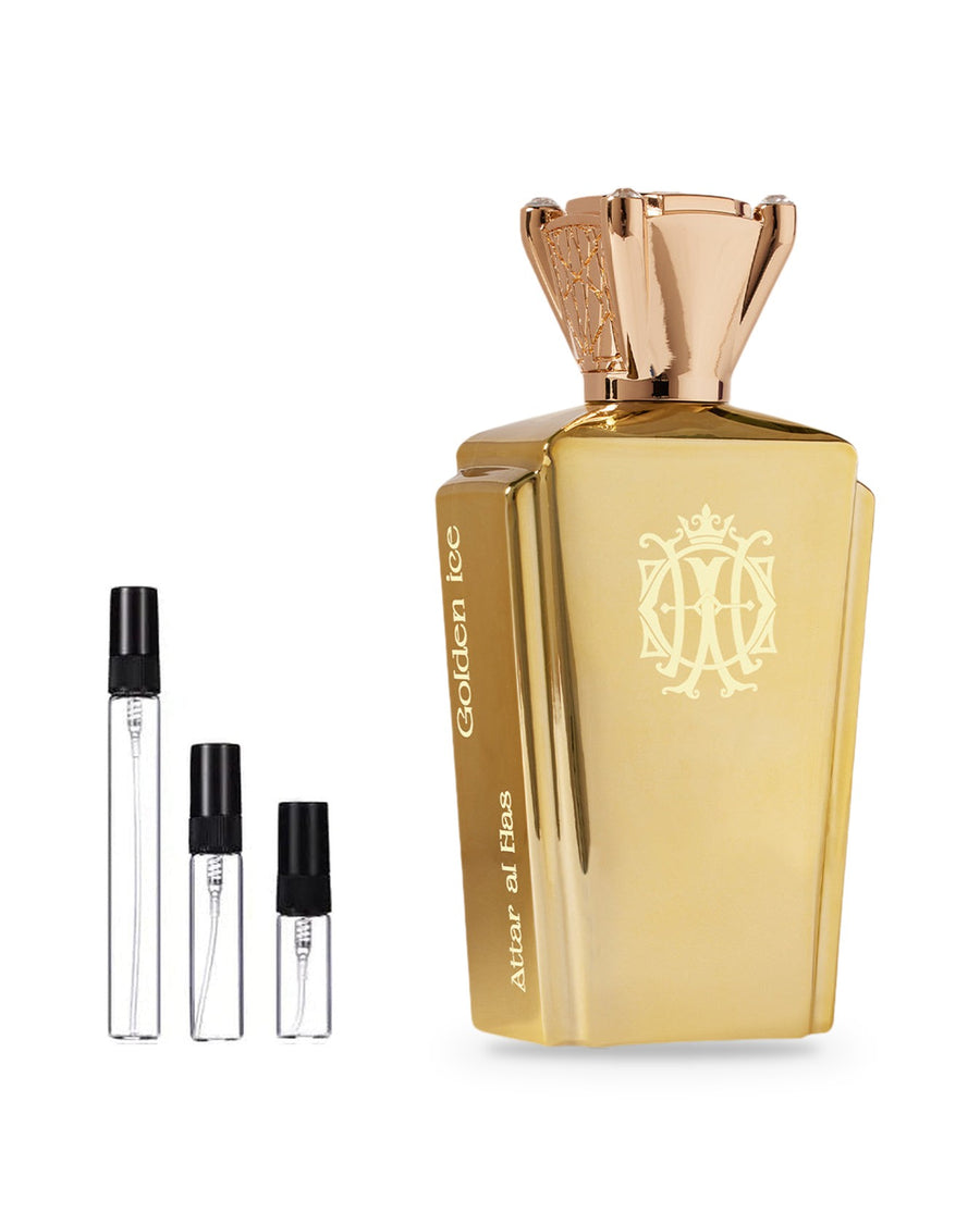 Attar Al Has Golden Ice sample – decant in a glass spray vial (2, 5 or 10 ml)