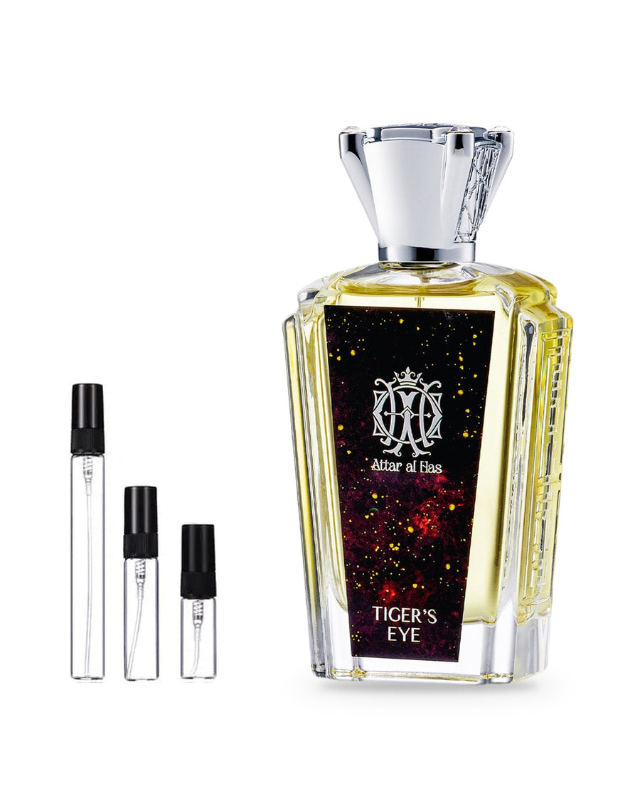 Attar Al Has Tiger’s Eye sample – decant in a glass spray vial (2, 5 or 10 ml)