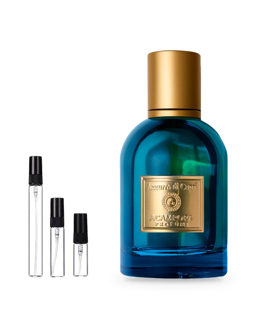 Bruno Acampora Azzurro Di Capri sample – decant in a glass spray vial (2, 5 or 10 ml)
