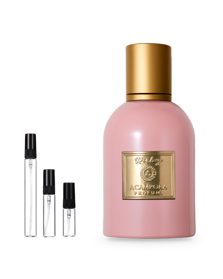 Bruno Acampora Ruby sample – decant in a glass spray vial (2, 5 or 10 ml)