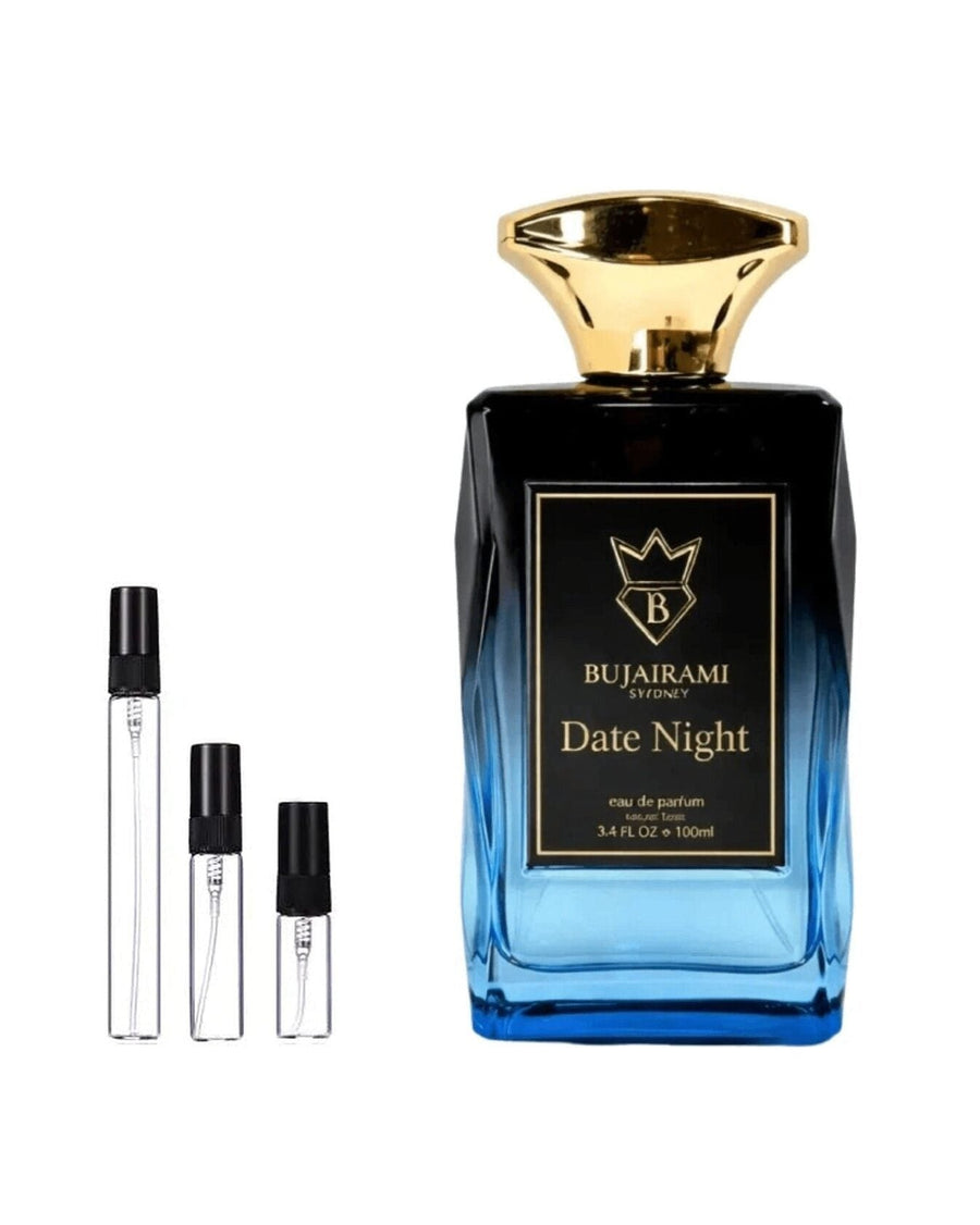 Bujairami Date Night sample – decant in a glass spray vial (2, 5 or 10 ml)
