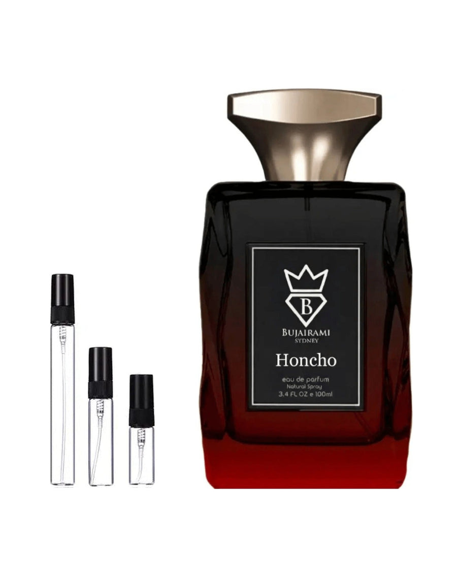 Bujairami Honcho sample – decant in a glass spray vial (2, 5 or 10 ml)