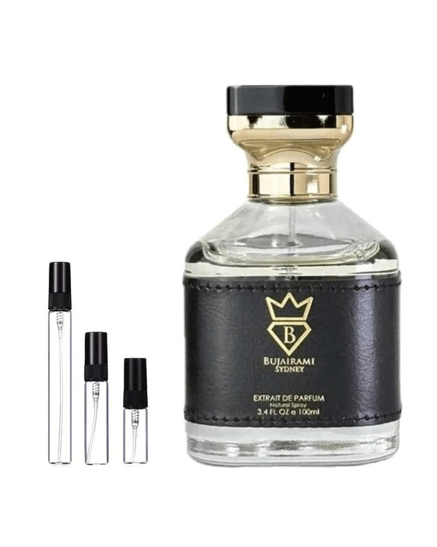 Bujairami Kingsman sample – decant in a glass spray vial (2, 5 or 10 ml)