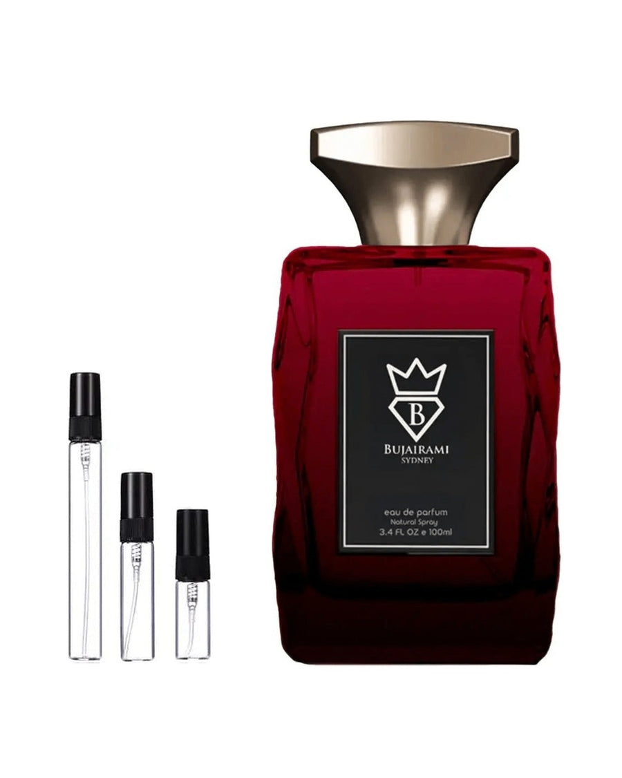 Bujairami Red Eclipse sample – decant in a glass spray vial (2, 5 or 10 ml)
