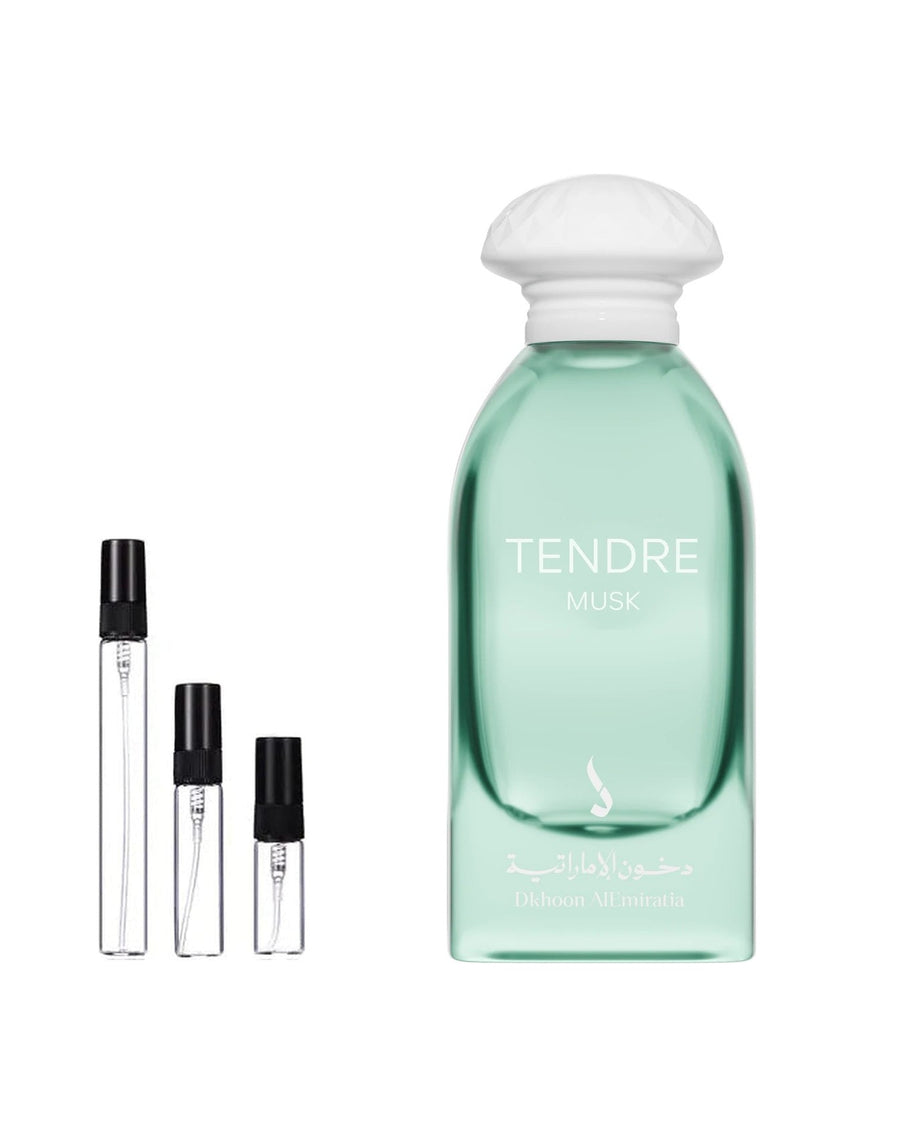 Dkhoon Emirates Tendre Musk sample – decant in a glass spray vial (2, 5 or 10 ml)