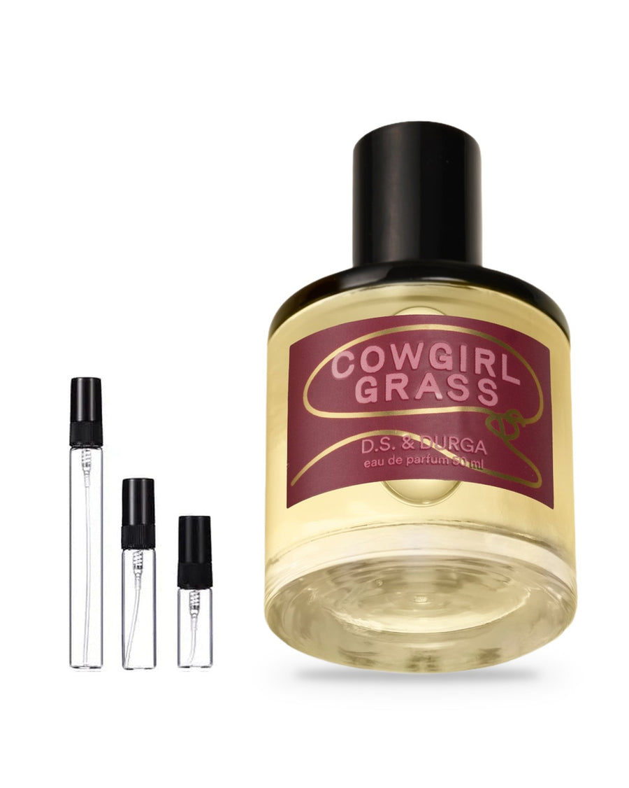 D.S. & Durga Cowgirl Grass sample – decant in a glass spray vial (2, 5 or 10 ml)