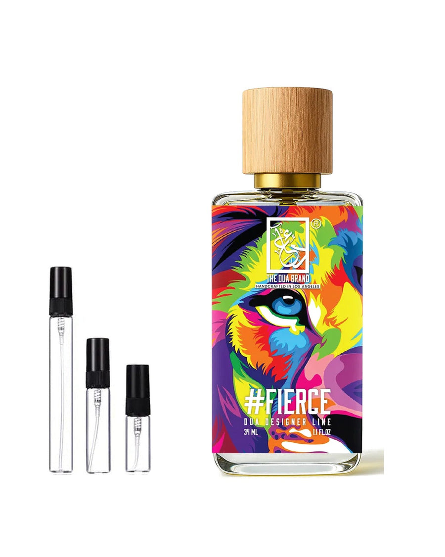 Dua Fragrances Dua Fierce Extrait sample – decant in a glass spray vial (2, 5 or 10 ml)