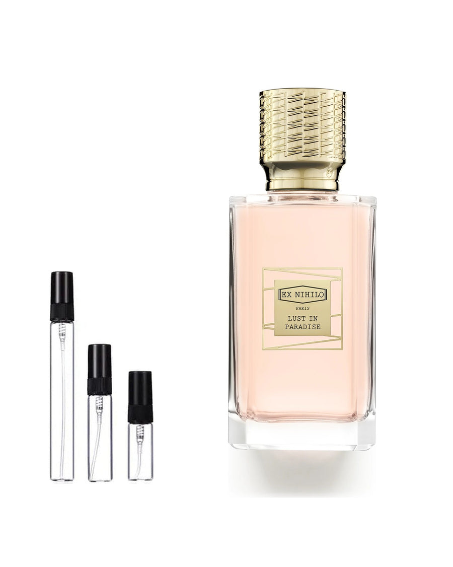 Ex Nihilo Lust in Paradise sample – decant in a glass spray vial (2, 5 or 10 ml)