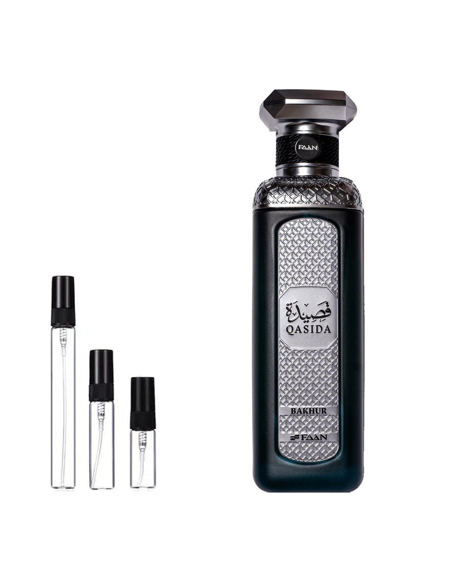 Faan Qasida Bakhour sample – decant in a glass spray vial (2, 5 or 10 ml)