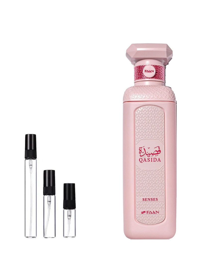 Faan Qasida Senses sample – decant in a glass spray vial (2, 5 or 10 ml)