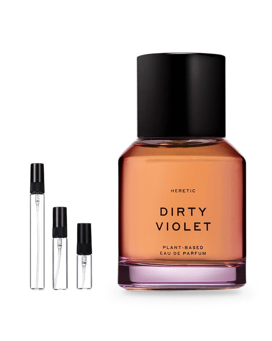 Heretic Dirty Violet sample – decant in a glass spray vial (2, 5 or 10 ml)