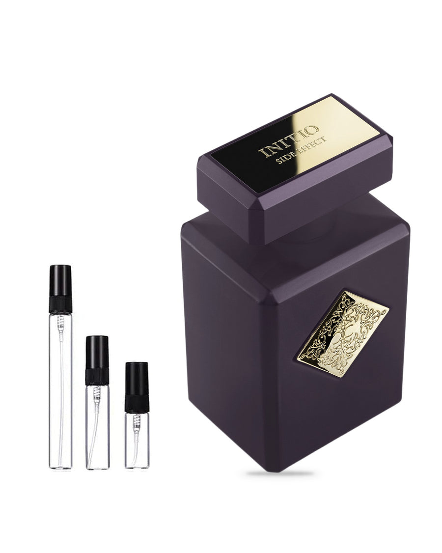 Initio Parfums Privés Side Effect sample – decant in a glass spray vial (2, 5 or 10 ml)