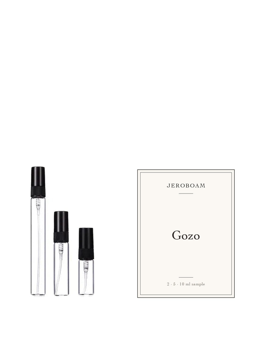Jeroboam Gozo sample – decant in a glass spray vial (2, 5 or 10 ml)