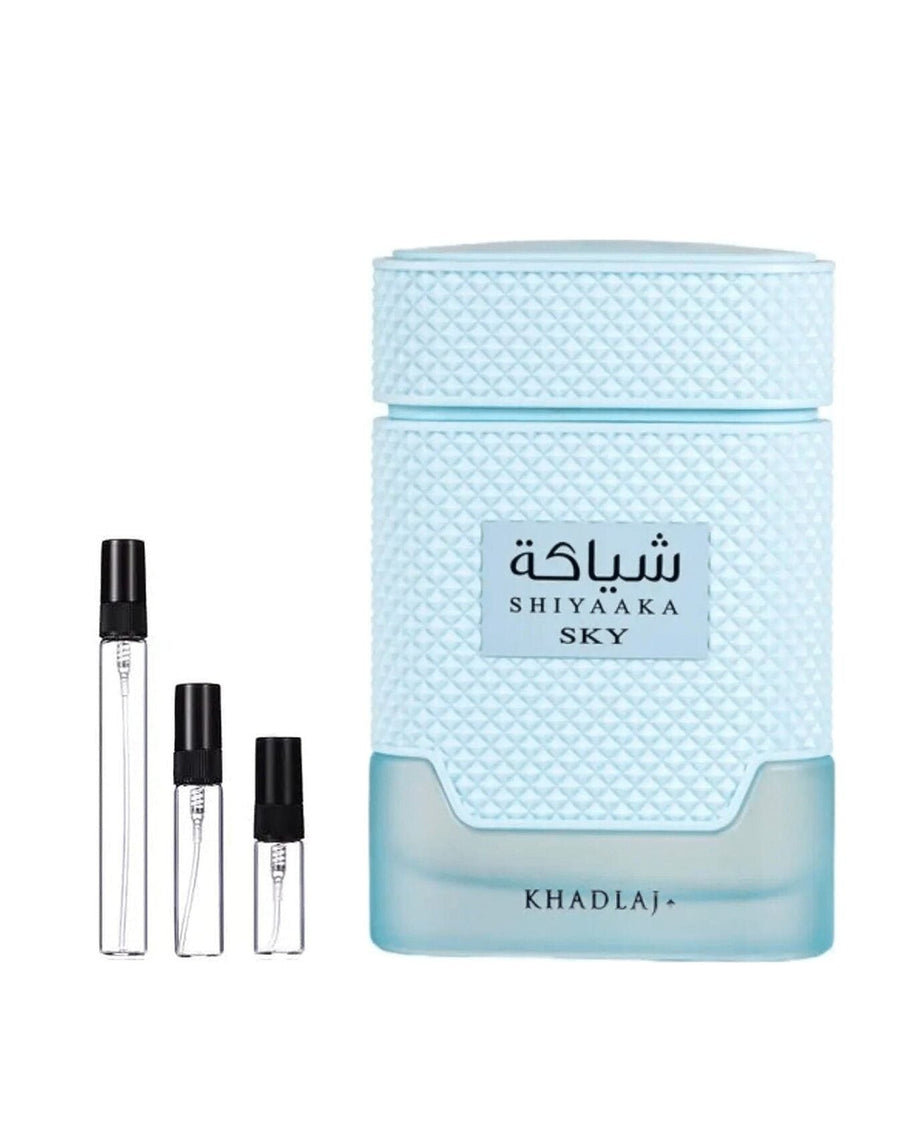 Khadlaj Shiyaaka Sky sample – decant in a glass spray vial (2, 5 or 10 ml)