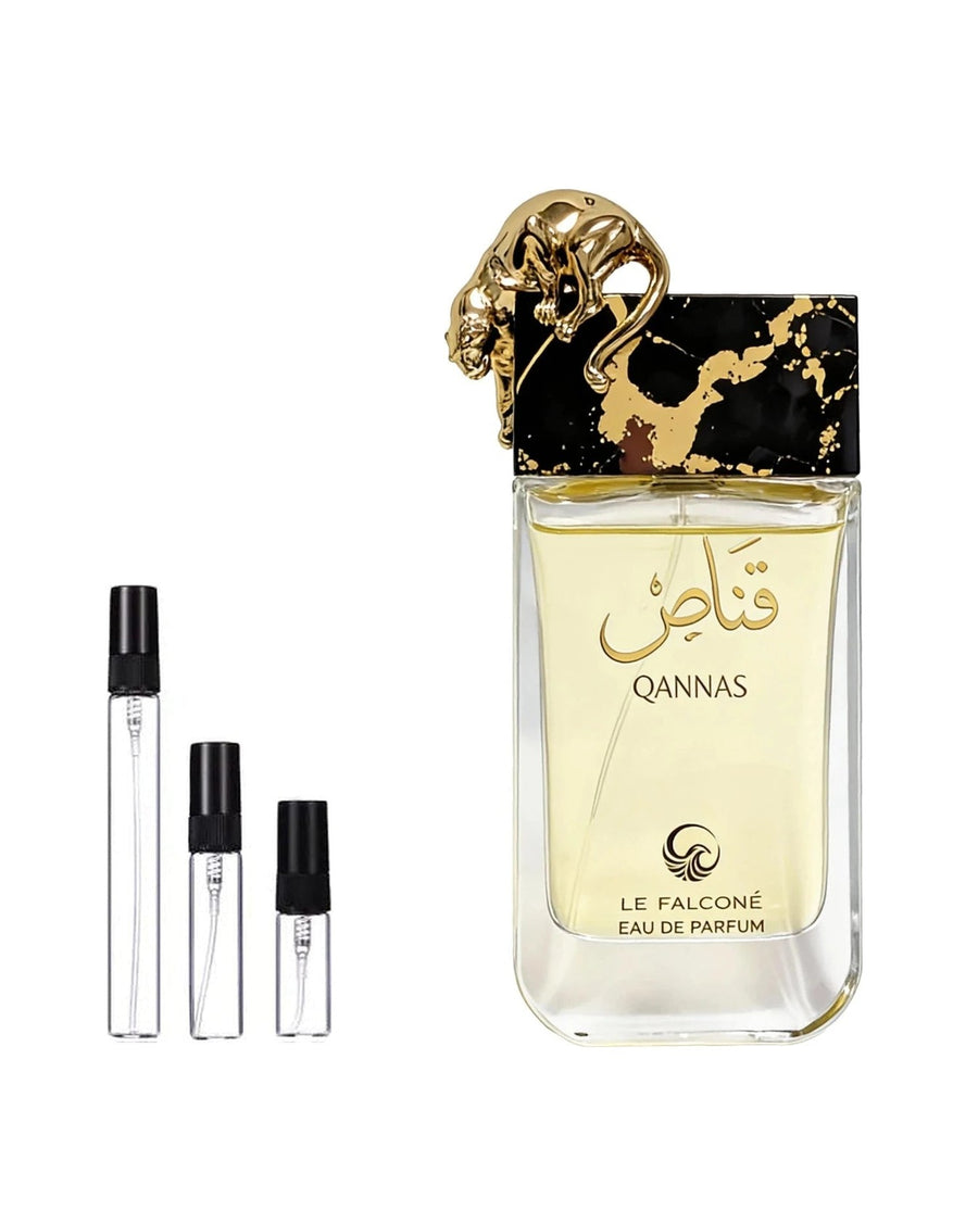 Le Falcone Qannas sample – decant in a glass spray vial (2, 5 or 10 ml)