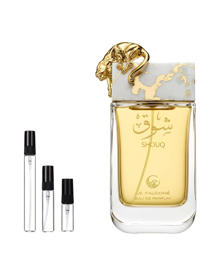 Le Falcone Shouq sample – decant in a glass spray vial (2, 5 or 10 ml)
