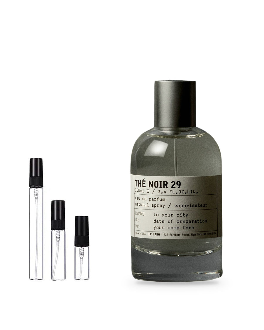 Le Labo Thé Noir 29 sample – decant in a glass spray vial (2, 5 or 10 ml)