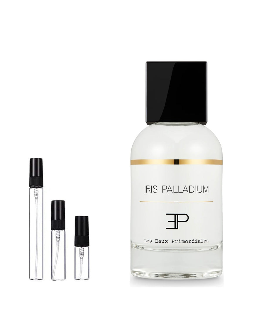 Les Eaux Primordiales Iris Palladium sample – decant in a glass spray vial (2, 5 or 10 ml)