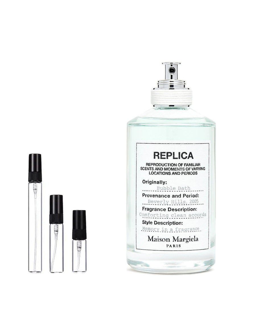 Maison Margiela Replica Bubble Bath sample – decant in a glass spray vial (2, 5 or 10 ml)