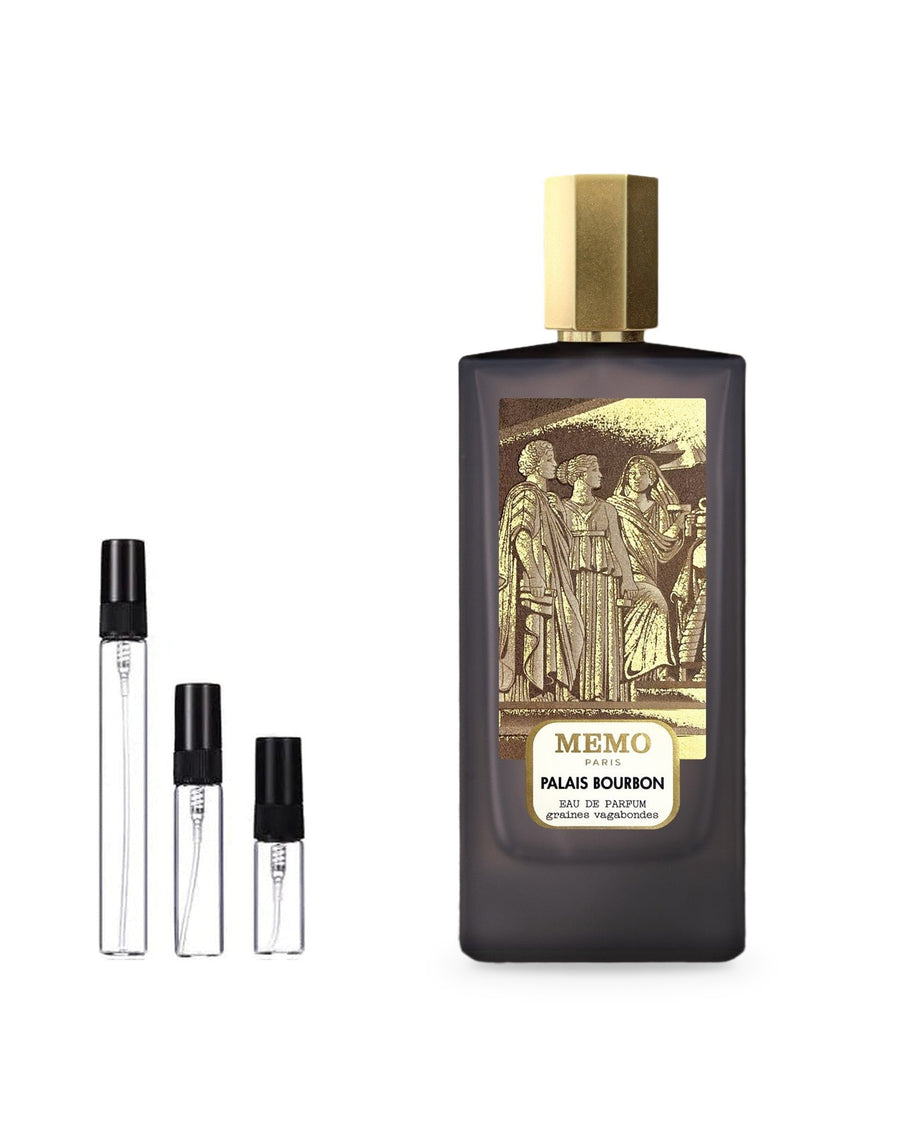 Memo Palais Bourbon sample – decant in a glass spray vial (2, 5 or 10 ml)