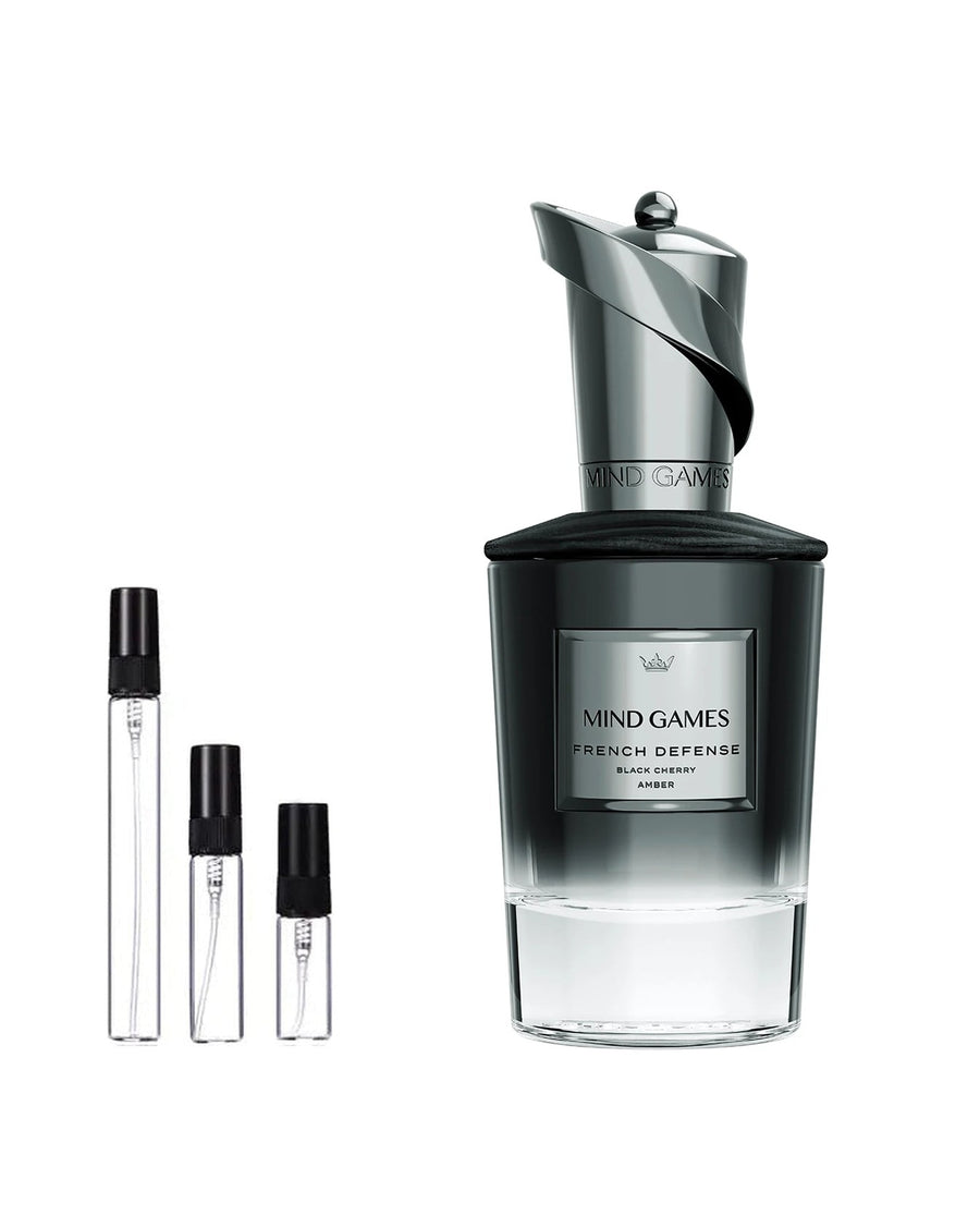 Mind Games French Defense sample – decant in a glass spray vial (2, 5 or 10 ml)