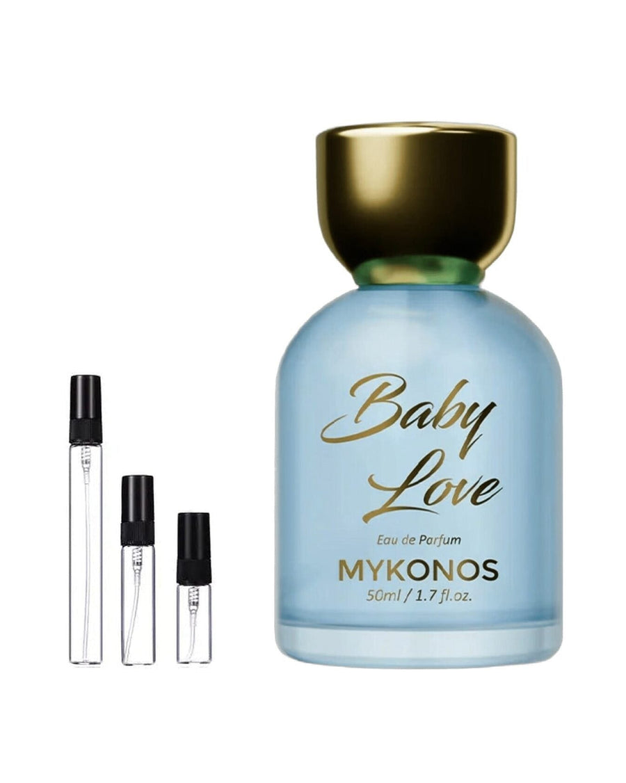 Mykonos Baby Love sample – decant in a glass spray vial (2, 5 or 10 ml)