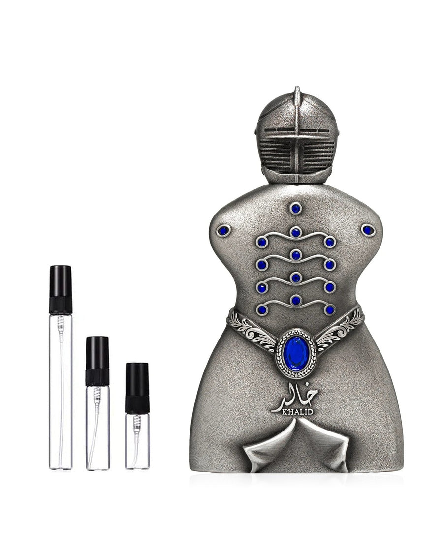 Niche Emarati Khalid sample – decant in a glass spray vial (2, 5 or 10 ml)