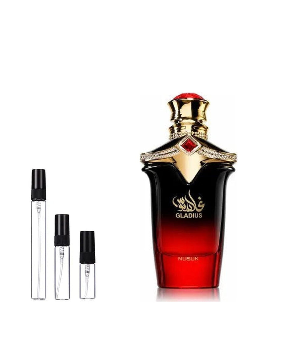 Nusuk Gladius sample – decant in a glass spray vial (2, 5 or 10 ml)