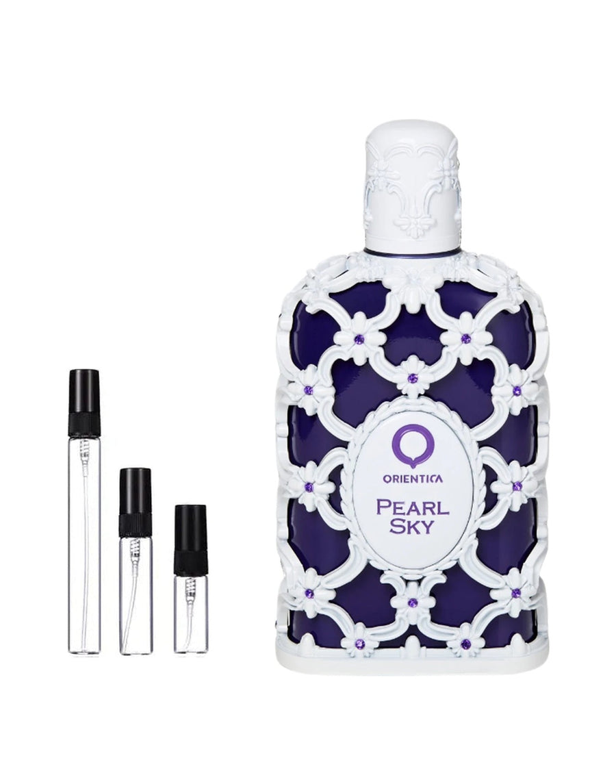 Orientica Pearl Sky sample – decant in a glass spray vial (2, 5 or 10 ml)