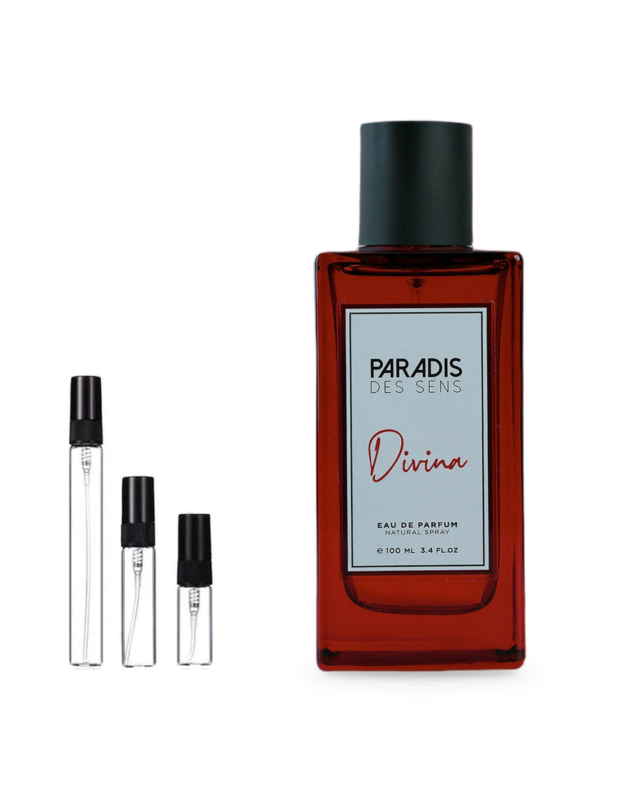 Paradis des Sens Divina sample – decant in a glass spray vial (2, 5 or 10 ml)