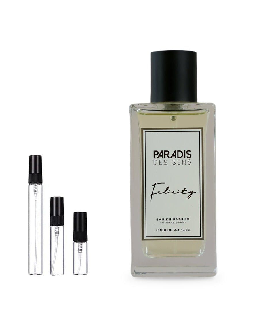Paradis des Sens Felicity sample – decant in a glass spray vial (2, 5 or 10 ml)