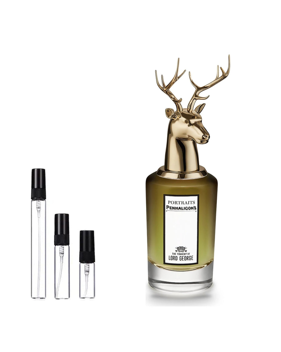 Penhaligon's The Tragedy of Lord George sample – decant in a glass spray vial (2, 5 or 10 ml)