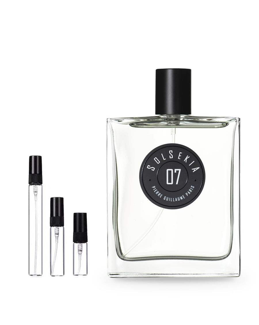 Pierre Guillaume Paris 07 Solsekia sample – decant in a glass spray vial (2, 5 or 10 ml)