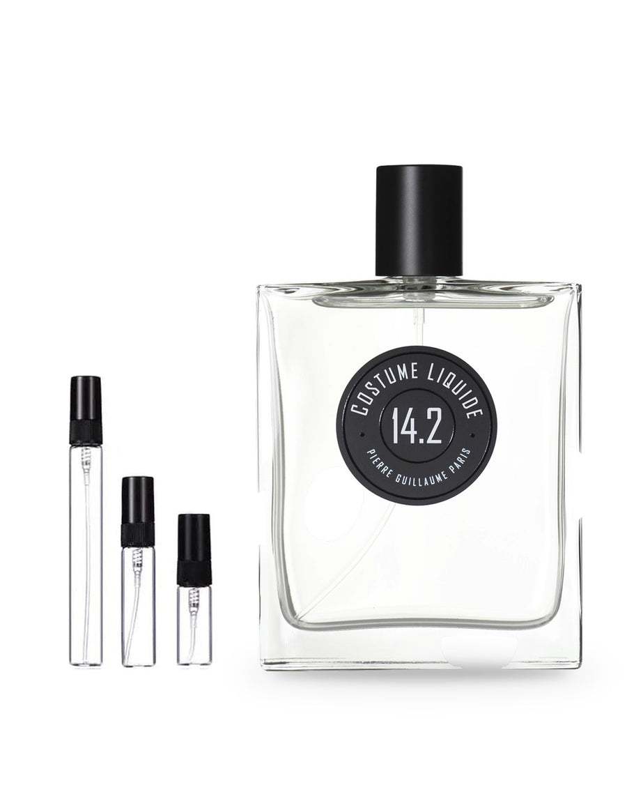 Pierre Guillaume Paris 14.2 Costume Liquide sample – decant in a glass spray vial (2, 5 or 10 ml)