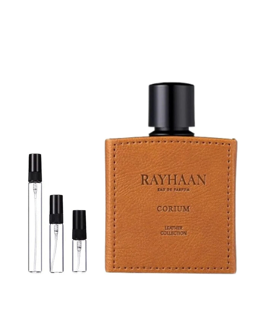 Rayhaan Corium sample – decant in a glass spray vial (2, 5 or 10 ml)