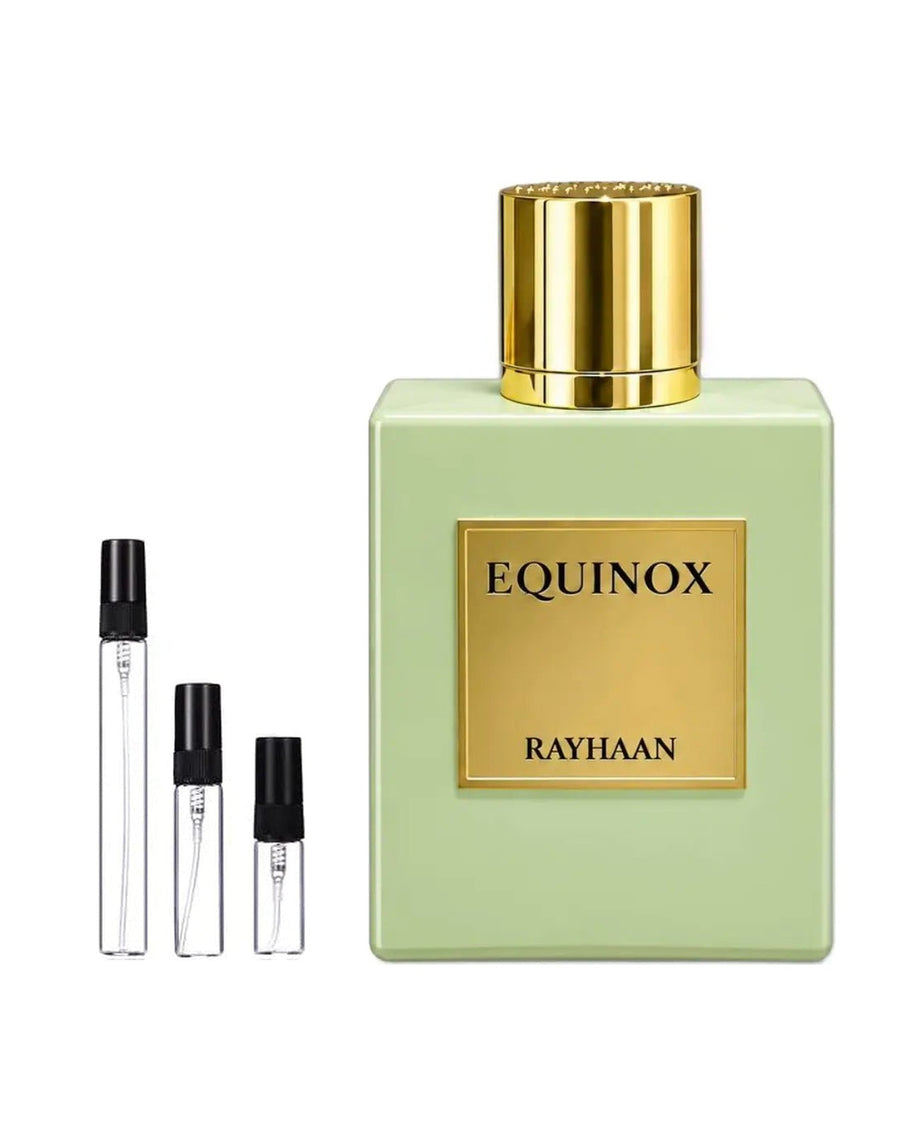 Rayhaan Equinox sample – decant in a glass spray vial (2, 5 or 10 ml)