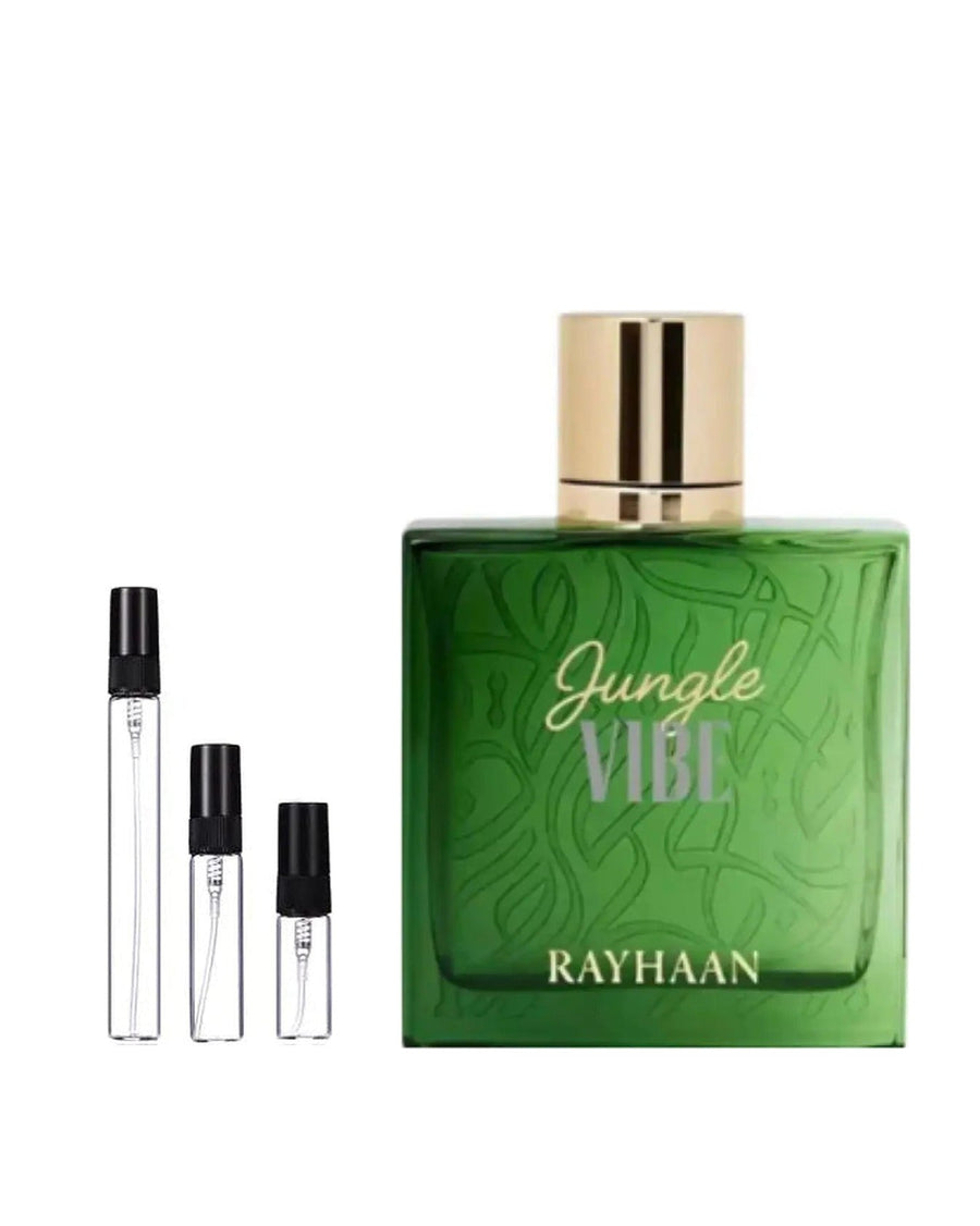 Rayhaan Jungle Vibe sample – decant in a glass spray vial (2, 5 or 10 ml)