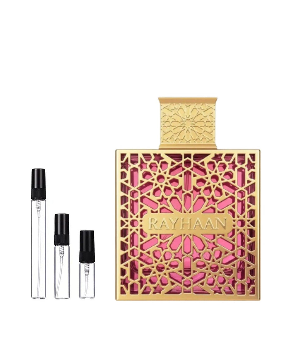 Rayhaan Kiss sample – decant in a glass spray vial (2, 5 or 10 ml)