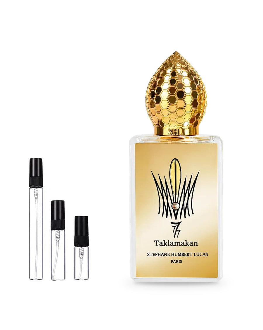 Stephane Humbert Lucas 777 Taklamakan sample – decant in a glass spray vial (2, 5 or 10 ml)