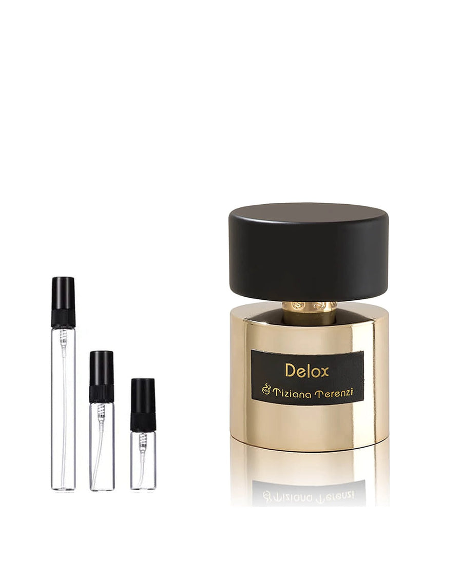Tiziana Terenzi Delox sample – decant in a glass spray vial (2, 5 or 10 ml)