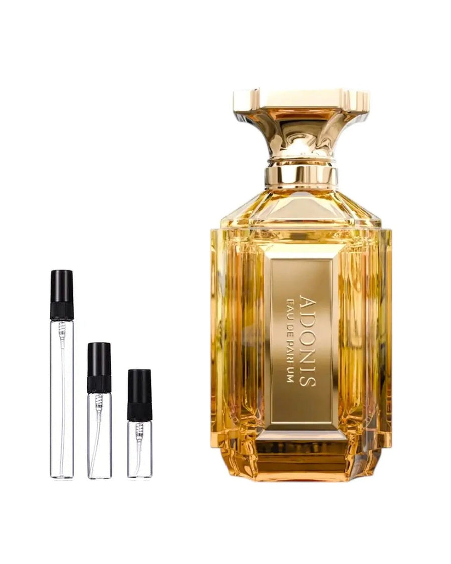 Velixir Adonis sample – decant in a glass spray vial (2, 5 or 10 ml)