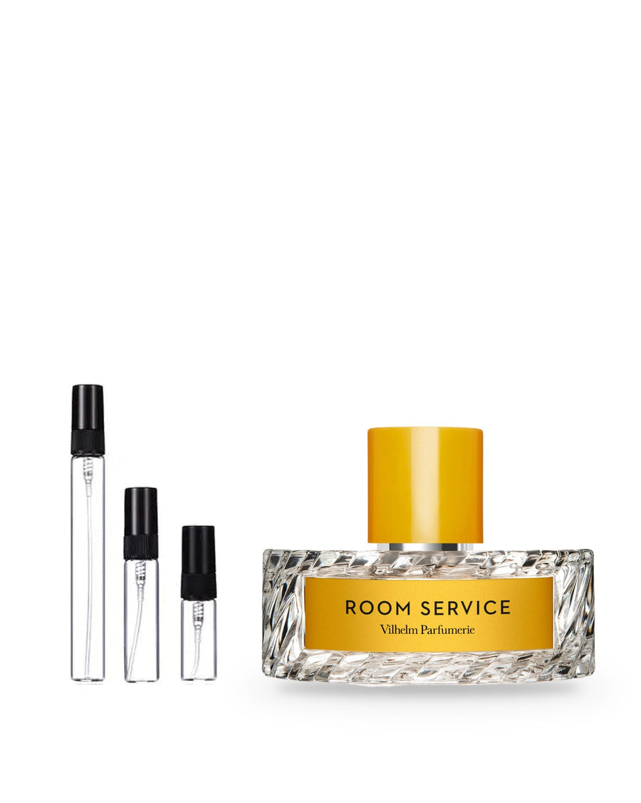 Vilhelm Parfumerie Room Service sample – decant in a glass spray vial (2, 5 or 10 ml)