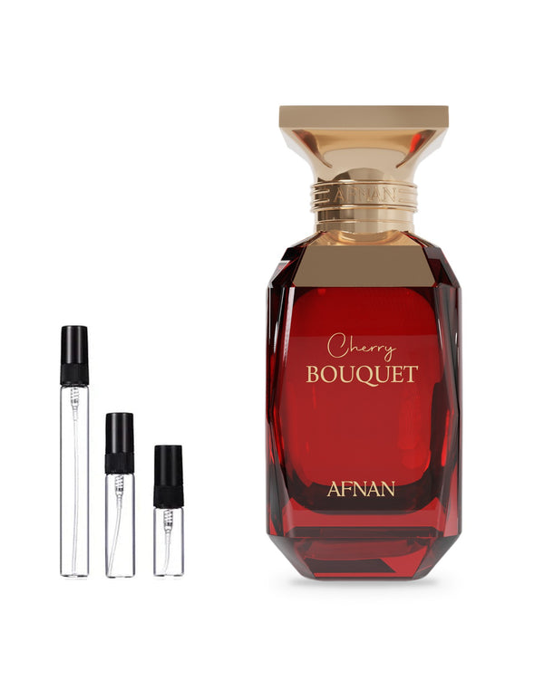 Afnan Cherry Bouquet sample – decant in a glass spray vial (2, 5 or 10 ml)