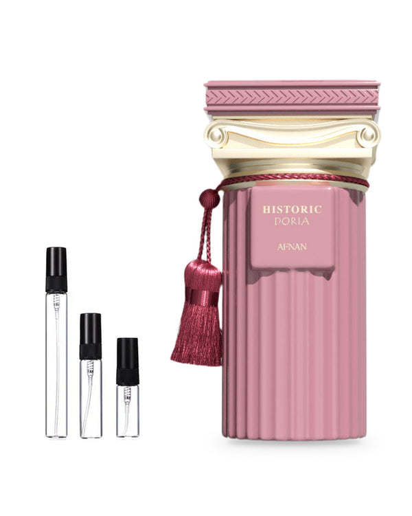Afnan Historic Doria sample – decant in a glass spray vial (2, 5 or 10 ml)